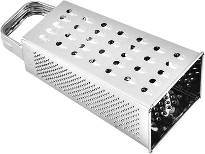 SHERCHPRY Cheese Slicer, Box Grater, Stainless Steel Vegetable Shredder Mandoline Slicer for Kitchen, 6inch Potato