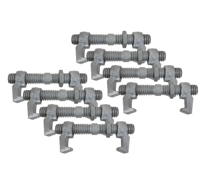 Mytee Products (8 Pack) SEA Rail Shipping Container Bridge Fittings Clamp- 260 mm Clamp, Brand New