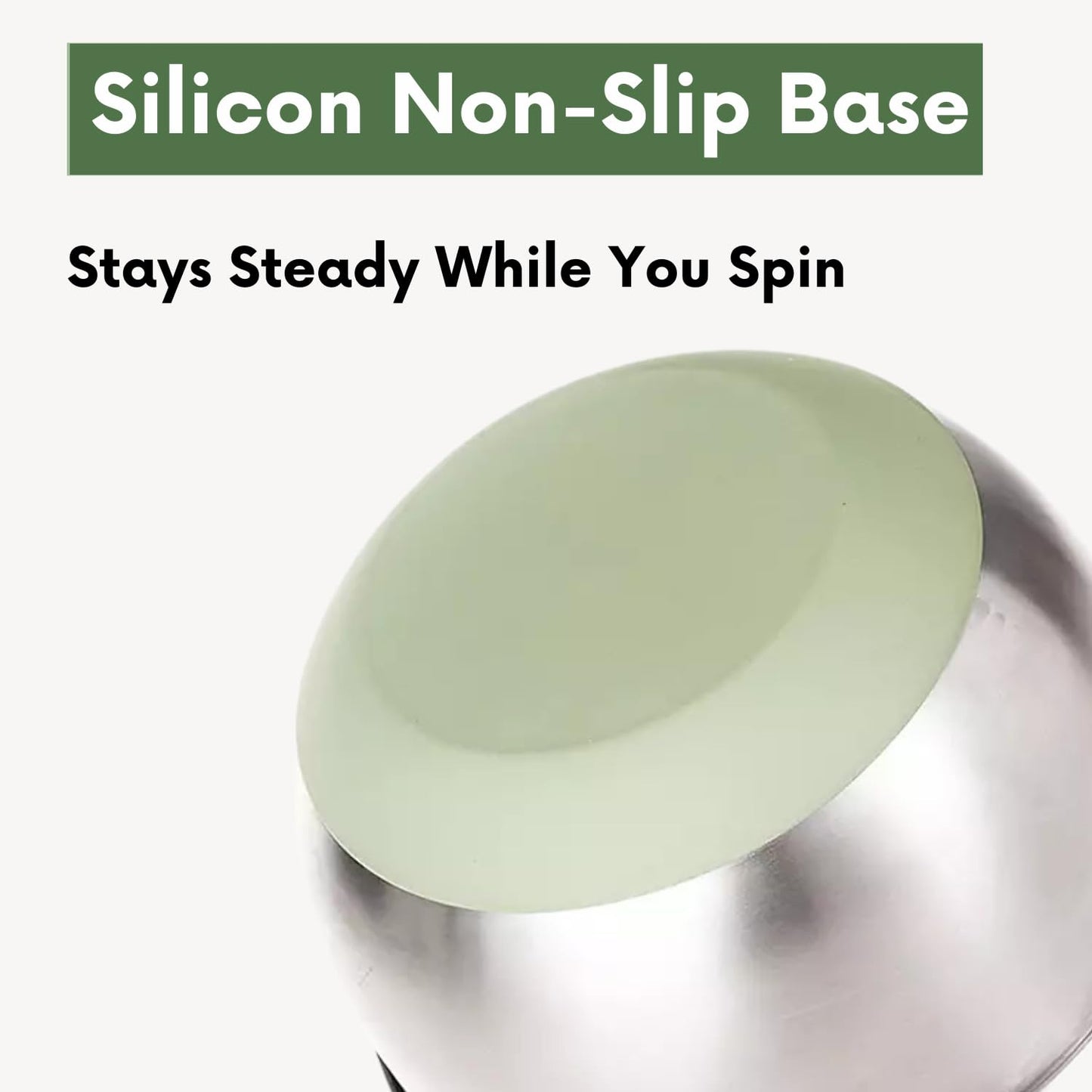 Tarkeen Stainless Steel Salad Spinner Large, BPA-Free Lettuce Spinner, 3-in-1 Salad Bowl & Fruit Cleaner with Non-Slip Base, Dishwasher Safe, 5 Blade Slicer & Egg Yolk Separator, 5.3Qt