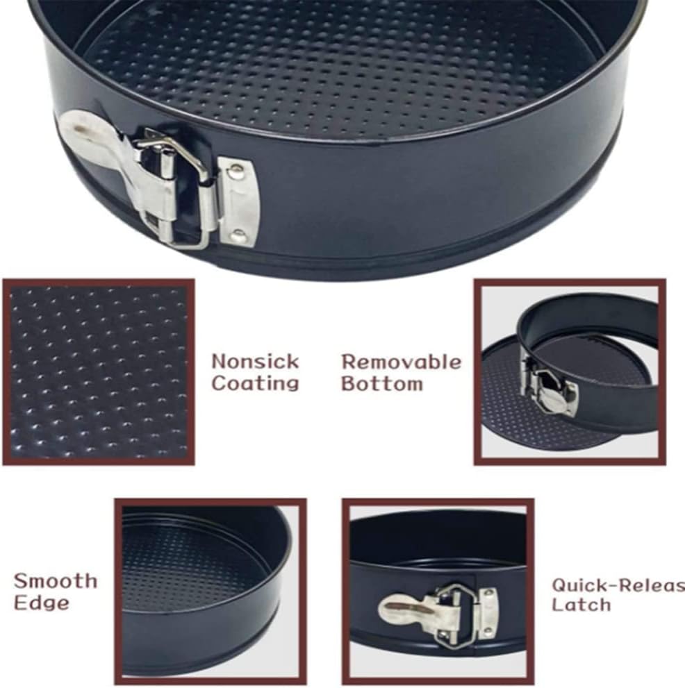 Utoolmart Springform Cake Pan - Carbon Steel Non-Stick Leakproof Round Cheesecake Pan, 7 Inch