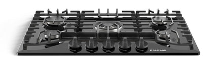 GASLAND 30'' Gas Cooktop Black, 5 Burner Propane Stove Top, Built-in Gas Cooktops NG/LPG Convertible, Plug-in with Thermocouple Protection, CSA Certified, Black