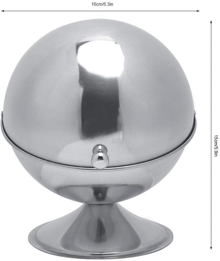 Fdit Stainless Steel Spice Condiment Jar Box with Swivel Cover, Salt Sugar Container for Kitchen