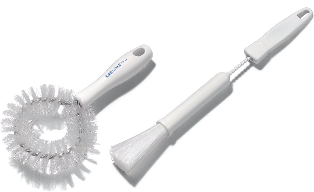 SPARTA 4016402 Plastic Curved Vegetable Brush, 8.75 Inches, Stiff Bristles for Kitchens