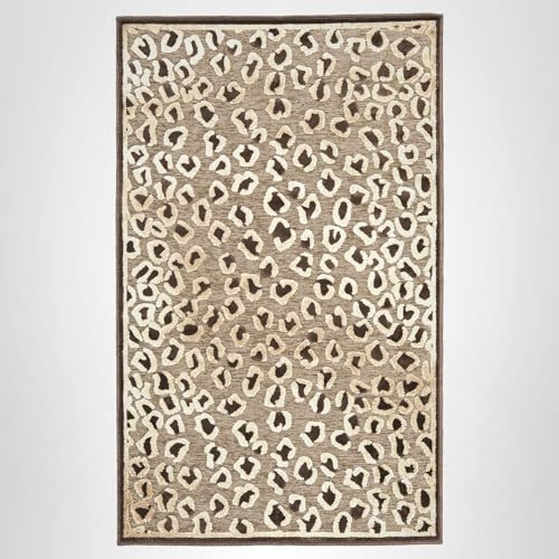 SAFAVIEH Paradise Collection Accent Rug - 2' x 3', Beige & Brown, Animal Print Viscose Design, Ideal for High Traffic Areas in Entryway, Living Room, Bedroom (PAR84-303)