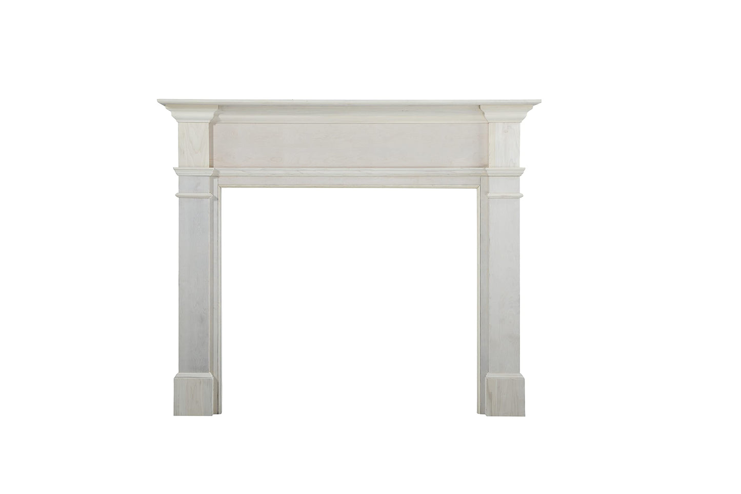 Pearl Mantels ARYB56120 Bold Yet Unpretentious and Homey Wood Mantel Surround, 56", Unfinished