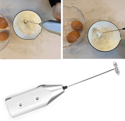 Electric Handheld Mixer for Coffee, Cooked Eggs, Milk