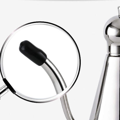 Stainless Steel Olive Oil Dispenser Bottle - Leakproof Oil Pot, Kitchen Storage Container (350ml)