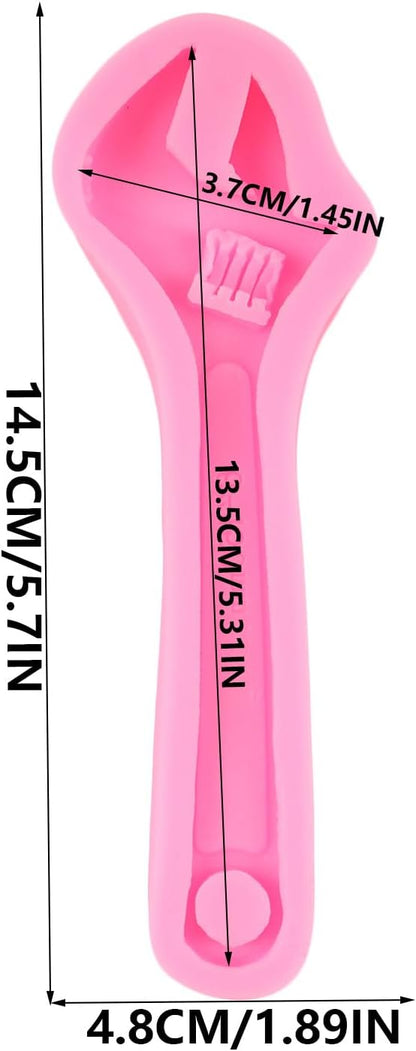 Hand Tools Silicone Molds Wrench Fondant Mold for Cake Decoration, Cupcake Topper, Chocolate Candy
