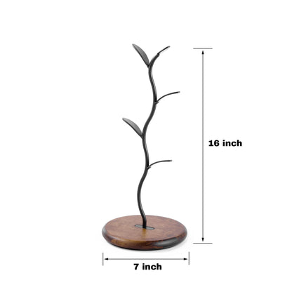 Bellglee Coffee Mug Tree, Mug Holder for Countertop, Cups Storage Rack, Mugs Stand for Coffee Bar Decor & Home Kitchen Organizer
