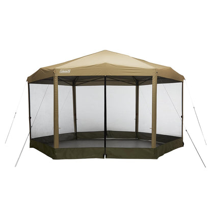 Coleman Back Home Screened Canopy Tent with Instant Setup, Outdoor Gazebo for Bug-Free Lounging, Fits Over Picnic Tables, Ideal for Parties, Events, Tailgates, Dining, & More