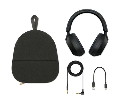 Sony WH-1000XM5 Premium Noise Canceling Headphones, Auto NC Optimizer, 30-Hour Battery, Alexa Voice Control, Black