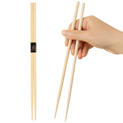 Restaurantware-Bambuddha 9.5 Inch To Go Chopsticks, 100 Durable Bamboo Chopsticks - With Paper Band, Bamboo Premium Chopsticks, For All Kinds Of Foods, Ideal For Cafes And Restaurants