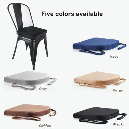14x14 Set 2 Augld Metal Chair Cushion of Memory Foam School Chair Cushion Small U Shape Seat Cushion Black