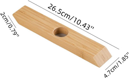 2PCS Wine Bottle Holder, Bamboo Wine Rack for Countertop, Kitchen Storage, Pantry Cabinet Bar Decor