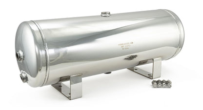 HornBlasters Stainless Steel 5-Gallon (19 Liters) 6 Port Air Tank - (Four 1/2" Ports & Two 1/4" Ports)
