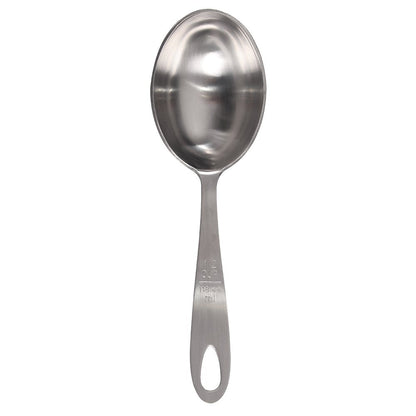 Lindy's MPC4 4-Piece Stainless Steel Measuring Scoop Set,Silver, 9 inches long