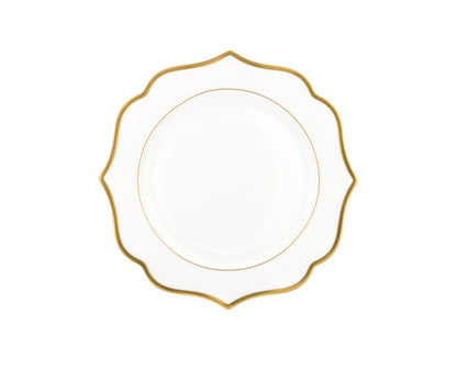 Euro Porcelain 57-pc Banquet Dinnerware Set, Luxury Bone China Tableware, Service for 8 (2MP) (6664-20)