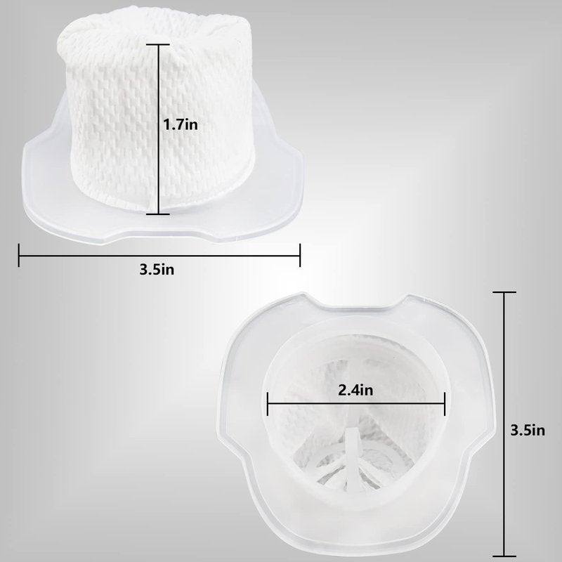 Filter Replacement For Swi-ffer Sw-eep and Vac Replaces Part #99196 Compatible Model Number # 370000617 (Pack of 12) By Improvedhand