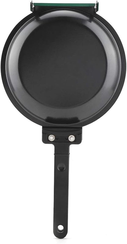 Fdit Double Side Non-stick Ceramic Coating Flip Frying Pan, Pancake Maker for Household Kitchen Cookware