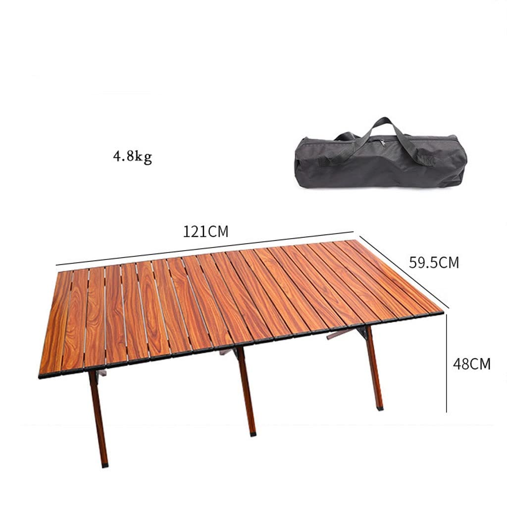 Portable Aluminum Folding Camping Table for Picnic Garden BBQ Large Size Lightweight and Durable Easy to Carry and Set Up