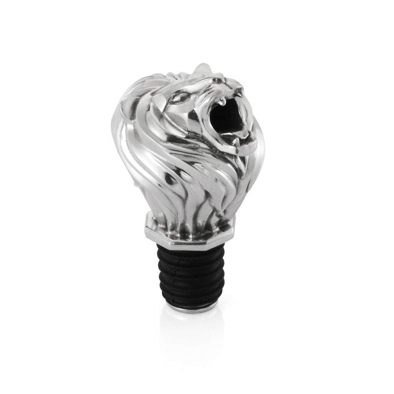 Royal Selangor Hand Finished Savannah Collection Pewter Lion Wine Pourer Gift