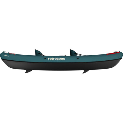 Retrospec Coaster Single & Tandem Inflatable Kayak for Adults - Blow Up Kayak, 220 & 440lb Capacity, Portable Lightweight Kayak with Paddle, Pump & Carry Bag