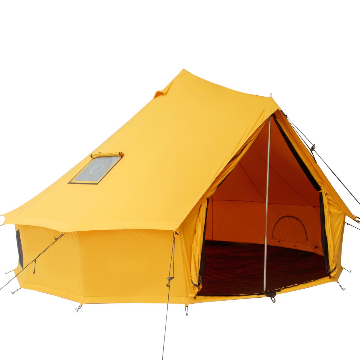 WHITEDUCK Regatta Canvas Bell Tent - w/StoveJack, Waterproof, 4 Season Luxury Camping and Glamping Yurt Tent Outdoor (16.5' (5M), Water Repellent, Tuscan Sun)