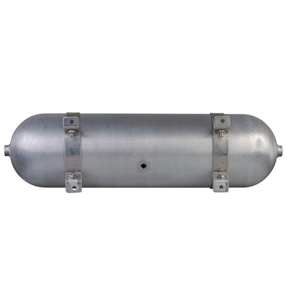ZHSYMX Air 3.7 Gallon (14 Liter) 5 Ports Seamless Aluminum Air Tank for Air Ride Suspension Car Train Truck Horn Silver