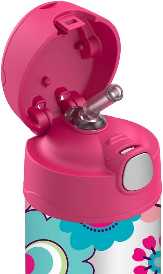 FUNtainer Bottle, Pink Floral, 355ml