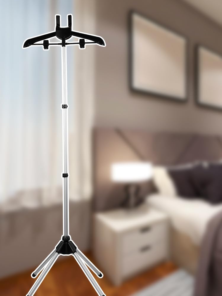 Iron Steam Stand, Height Adjustable Foldable Garment Steamer Rack for Home Steam Ironing