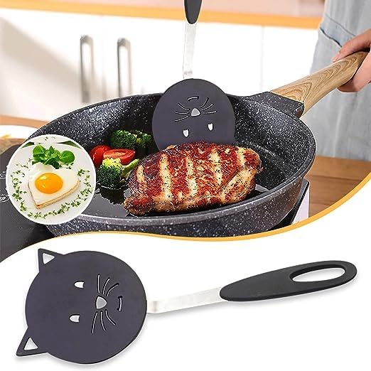 Nylon Turner Non-Scratch Spatulas, Heat Resistant Kitchen Spatula for Nonstick Cookware, Cooking Utensil for Egg,