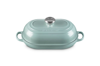 Le Creuset Enameled Cast Iron Signature Oval Bread Oven, 11.5 inch, Sea Salt