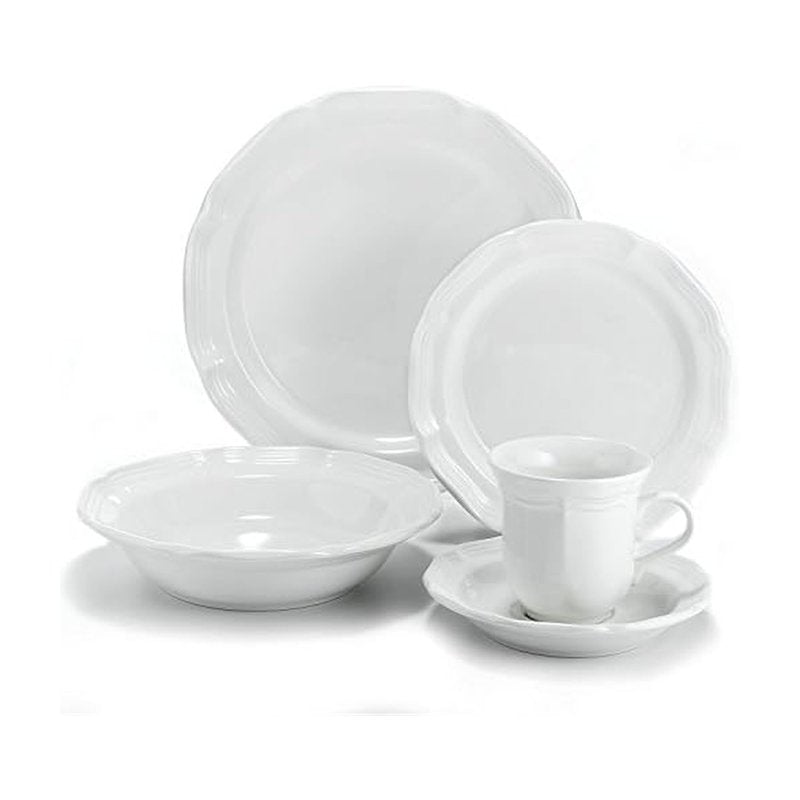 Mikasa French Countryside 5-Piece Place Setting, Cream