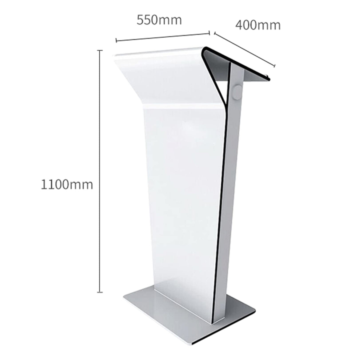 Lectern Podium Stand,Vertical Podium School Training Lecture Church Event Celebration Host Stage Hotel Reception Desk