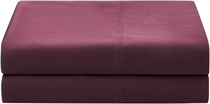 YnM Cooling Pillowcase 2 Pack, King Size (21''x40''), Burgundy