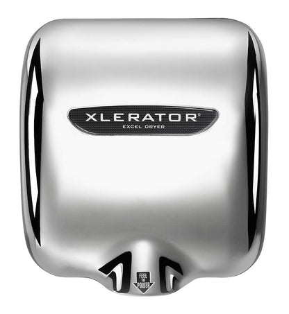 XLERATOR XL-C High-Speed, Touchless Commercial Hand Dryer, Excel Dryer, Chrome Plated Cover, Automatic Sensor, Surface Mount, 110V