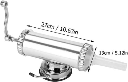 2 LB Food Grade Stainless Steel Vertical Sausage Stuffer Maker Sausage Filler Meat Pork Filler for Home & Restaurant