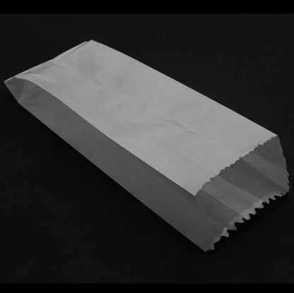 Butter Paper Covers Glassine Paper Pouches, 100 PCs Gussetted White Food Grade Storage Bags, Oil & Grease Resistant