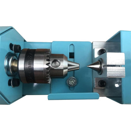 BACHIN Mini Lathe Wood Lathe Machine Multi-Purpose Type Lathe with Wood Lathe Milling Accessories, for Wood Polishing, Grinding, Cutting and Milling ，2.76 in x 6.3 in, 24VDC 96W，7 Speeds