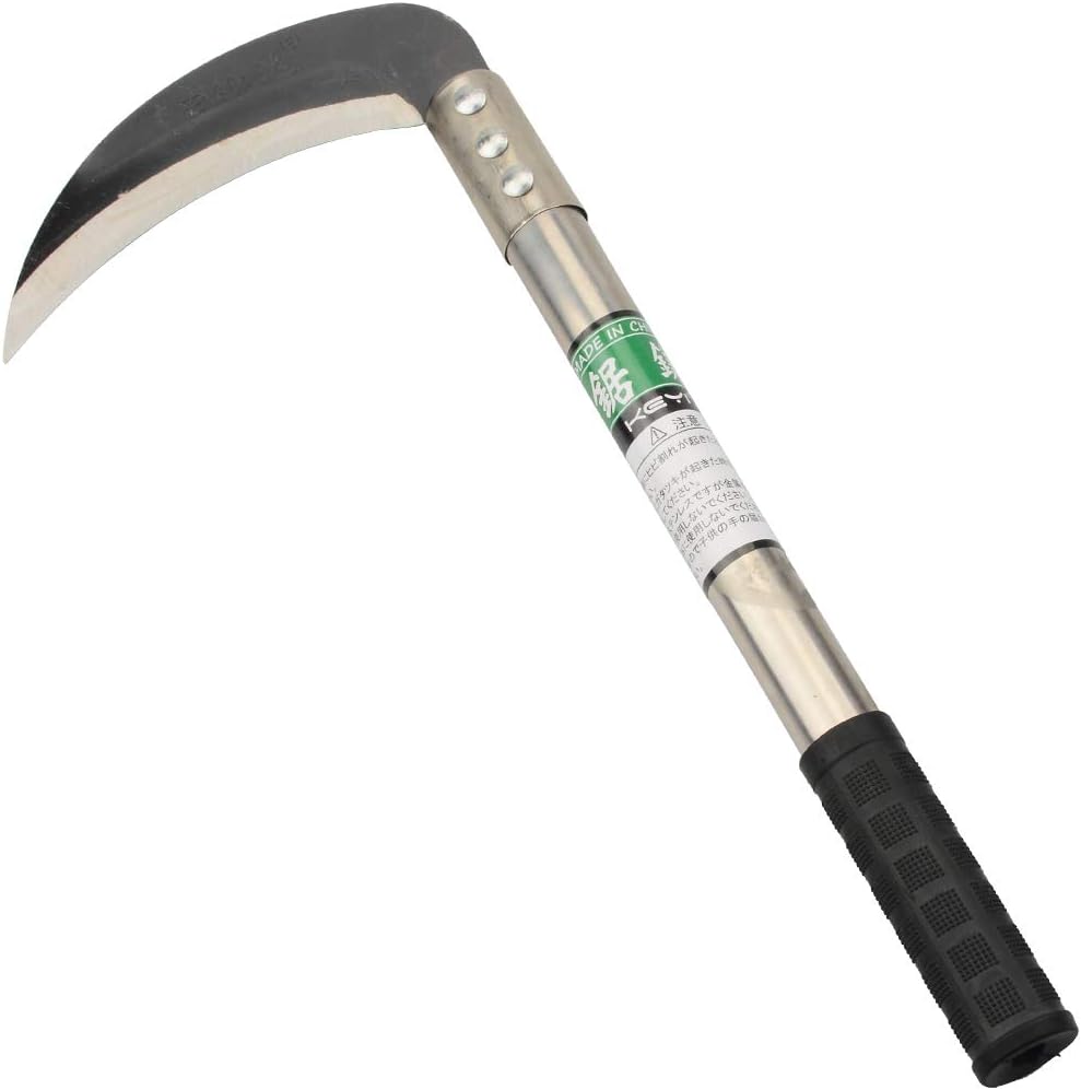 Zelin Grass Sickle - Manganese Steel Blade Handheld Tool for Clearing Vines and Weeds