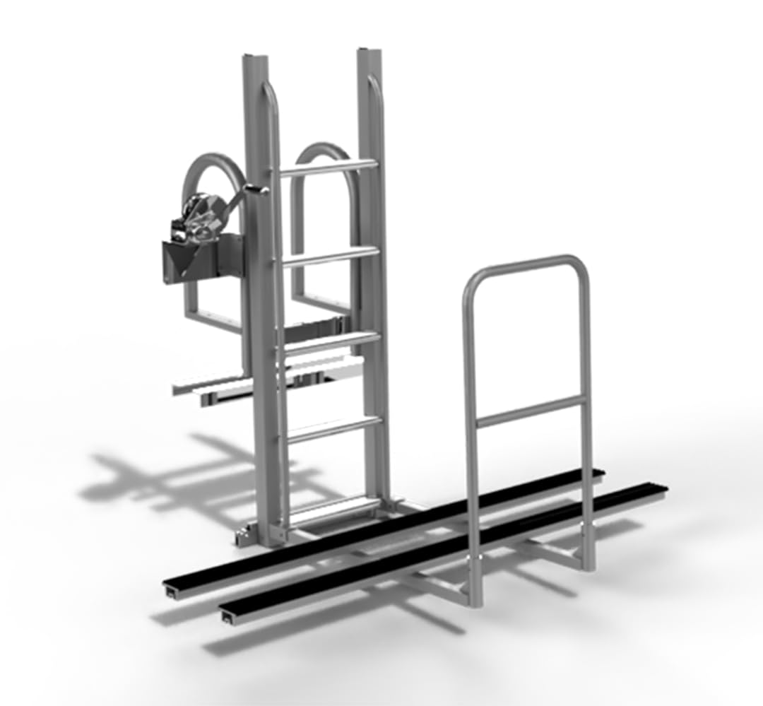 Golden Boat Lifts Kayak Launch, 3-7 Step Aluminum Dock System (3-Step Standard)