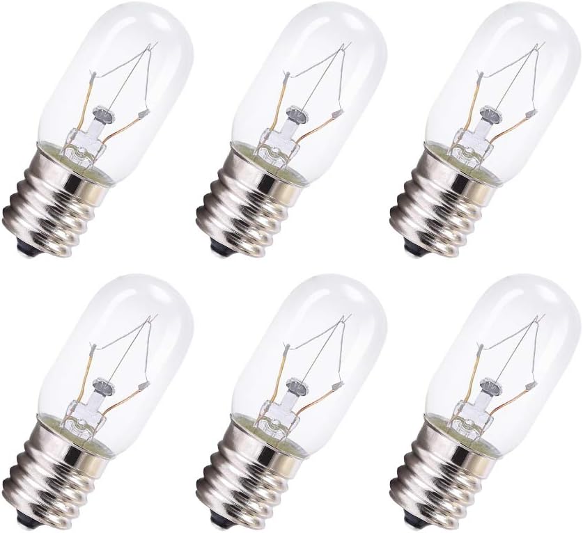 8206232A Microwave Light Bulb, T8 25W Appliance Light Bulb Replacement for 8206232A, 6Pack