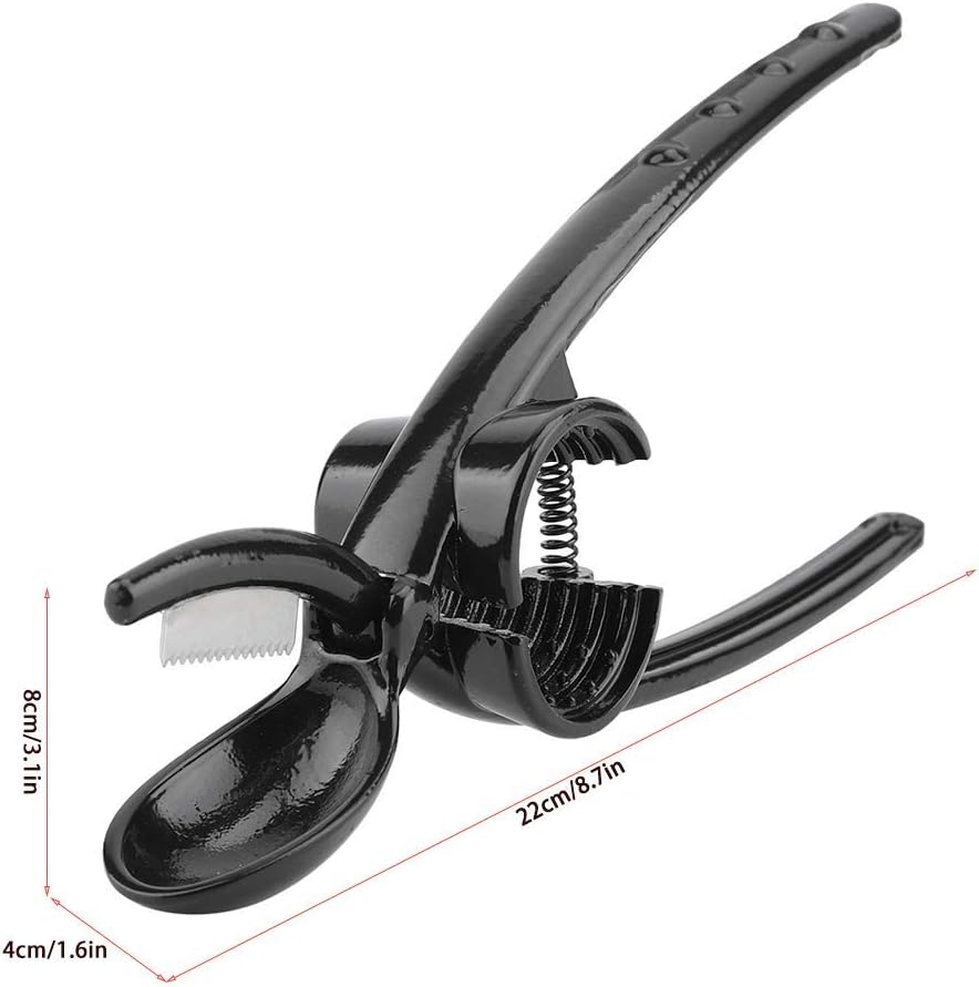 Fdit 2 in 1 Kitchen Quick Chestnut Clip, Aluminum Alloy Nut Cracker Sheller and Opener Plier