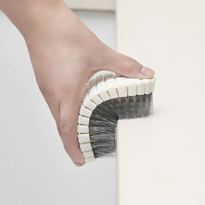 ChenShuo Multi-Purpose Heavy Duty Scrub Brush, Hand Held Stiff Bristle Brush, 2 Pack
