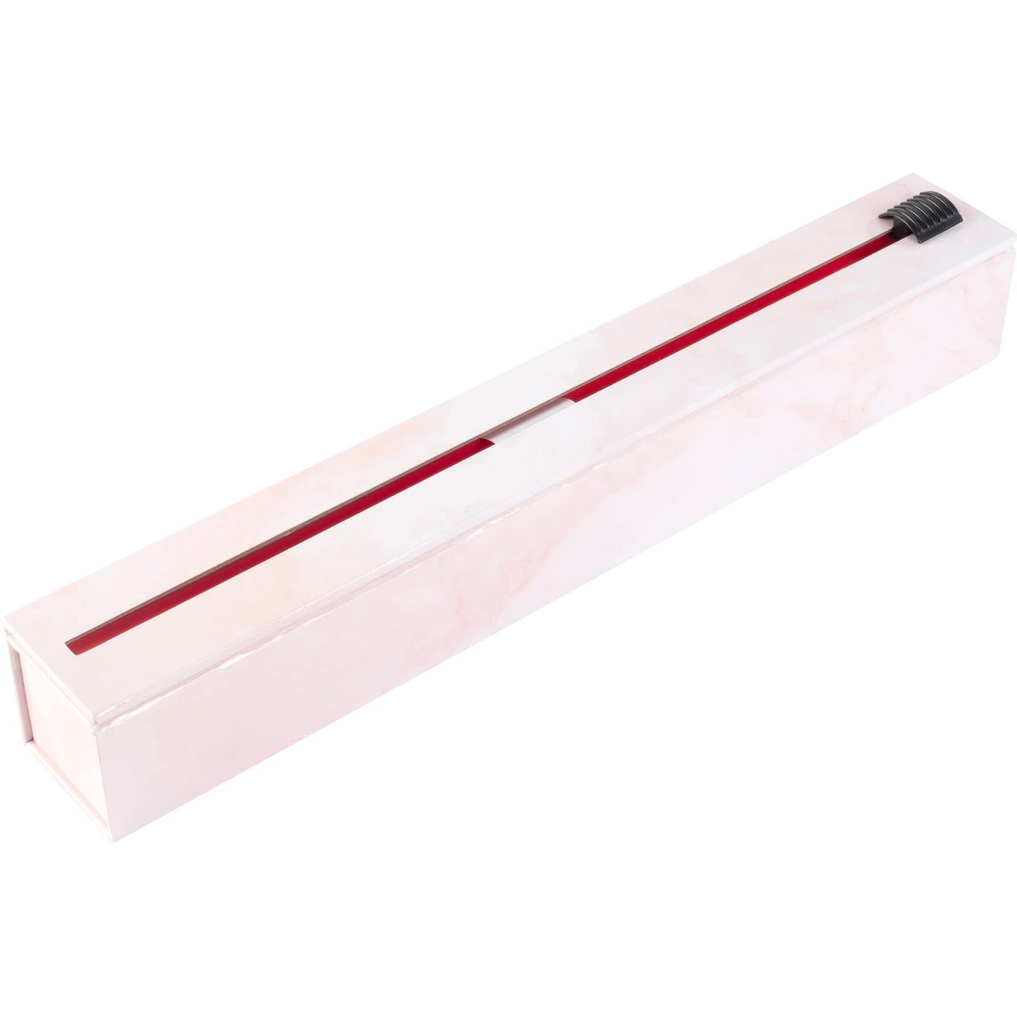 ChicWrap Rose Marble Parchment Paper Dispenser - Includes 15"x 33' (42 Sq. Ft) Roll Unbleached Baking, Cooking & Culinary Paper - Reusable Dispenser w/Slide Cutter - Kosher Certified