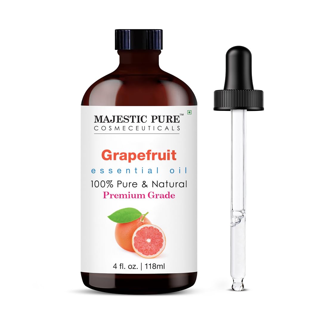 Majestic Pure Lavender Essential Oil with Glass Dropper - Huge 4 Fl Oz - 100% Pure and Natural Lavender Oil - Premium Grade Essential Oils for Diffuser, Aromatherapy, Soap and Candle Making