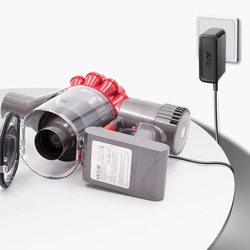 KFD Replacement Dyson Charger for Dyson V8 V7 V6 SV03 SV04 SV06 SV07 SV09 SV10 SV11 DC58 DC59 DC61 DC62 DC72 DC74 (Absolute, Animal, Slim, Fluffy & Motorhead) Cordless Vacuum Cleaner Power Supply Cord