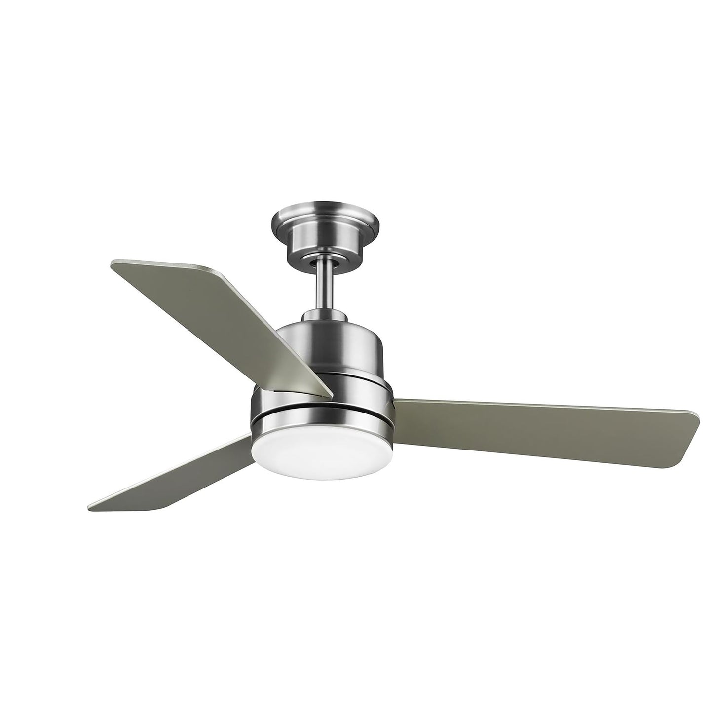 Progress Lighting Trevina II Collection 44" Three-Blade Brushed Nickel Ceiling Fan