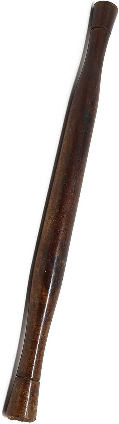 Wooden Belan Rolling Pin, Handmade in India, 14 Inch Long for Roti, Chapati, Paratha