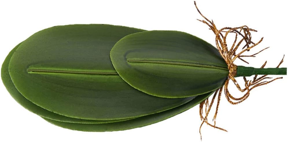 WINOMO Artificial Orchid Leaf, Fake Flower Leaf for Home Office Decoration